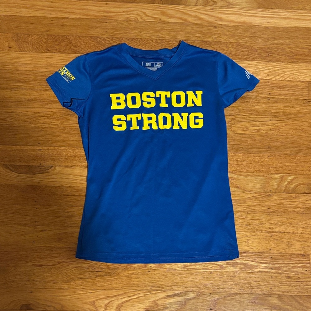 New Balance Blue 'Boston Strong' Women's Tee